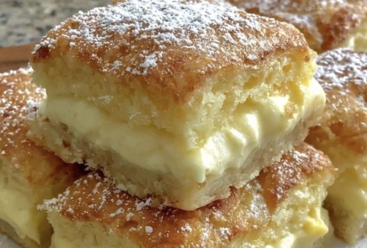 Vanilla Custard Cream Squares
