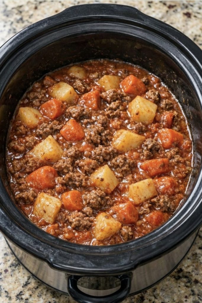 Slow Cooker Poor Man’s Stew