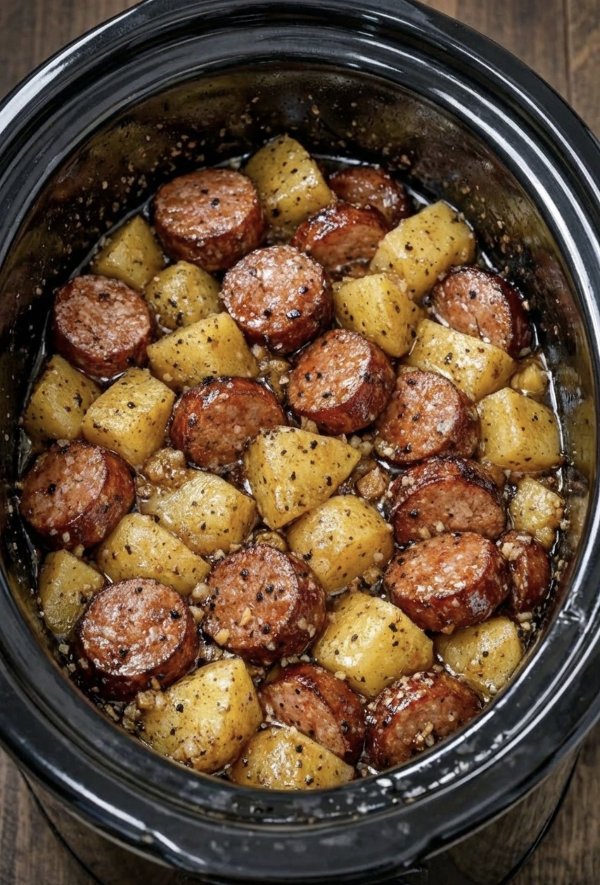 Crockpot Sausage & Potatoes