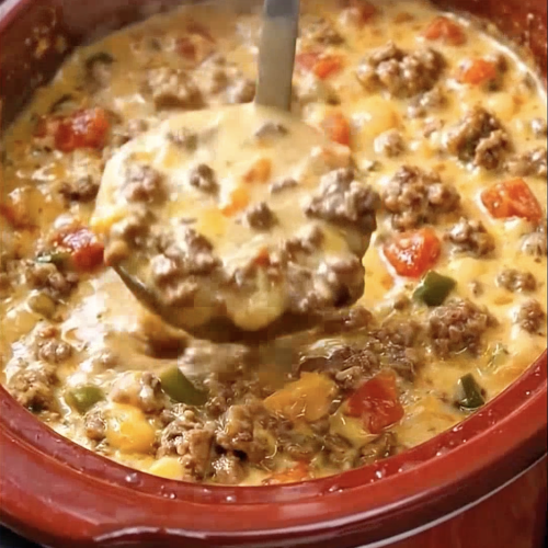 Slow Cooker Sausage Dip