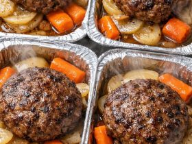 Slow Cooker 4-Ingredient Hobo Dinners