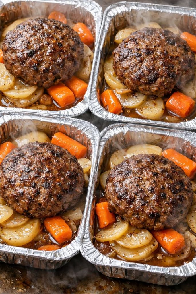 Slow Cooker 4-Ingredient Hobo Dinners