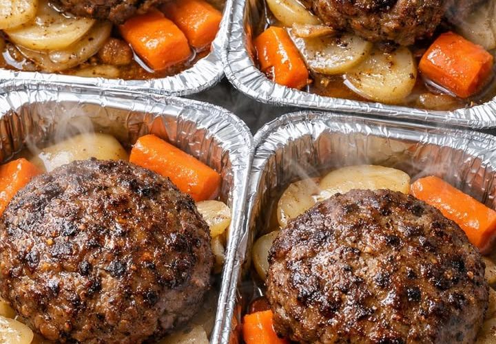 Slow Cooker 4-Ingredient Hobo Dinners