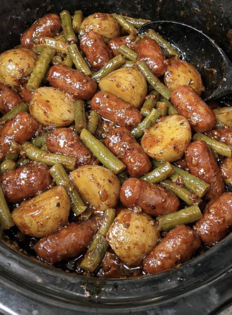 Crockpot Sausage and Potatoes