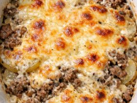 Slow Cooker 4-Ingredient Hamburger Potato Casserole