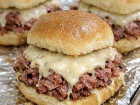 4-Ingredient Baked Corned Beef Sliders