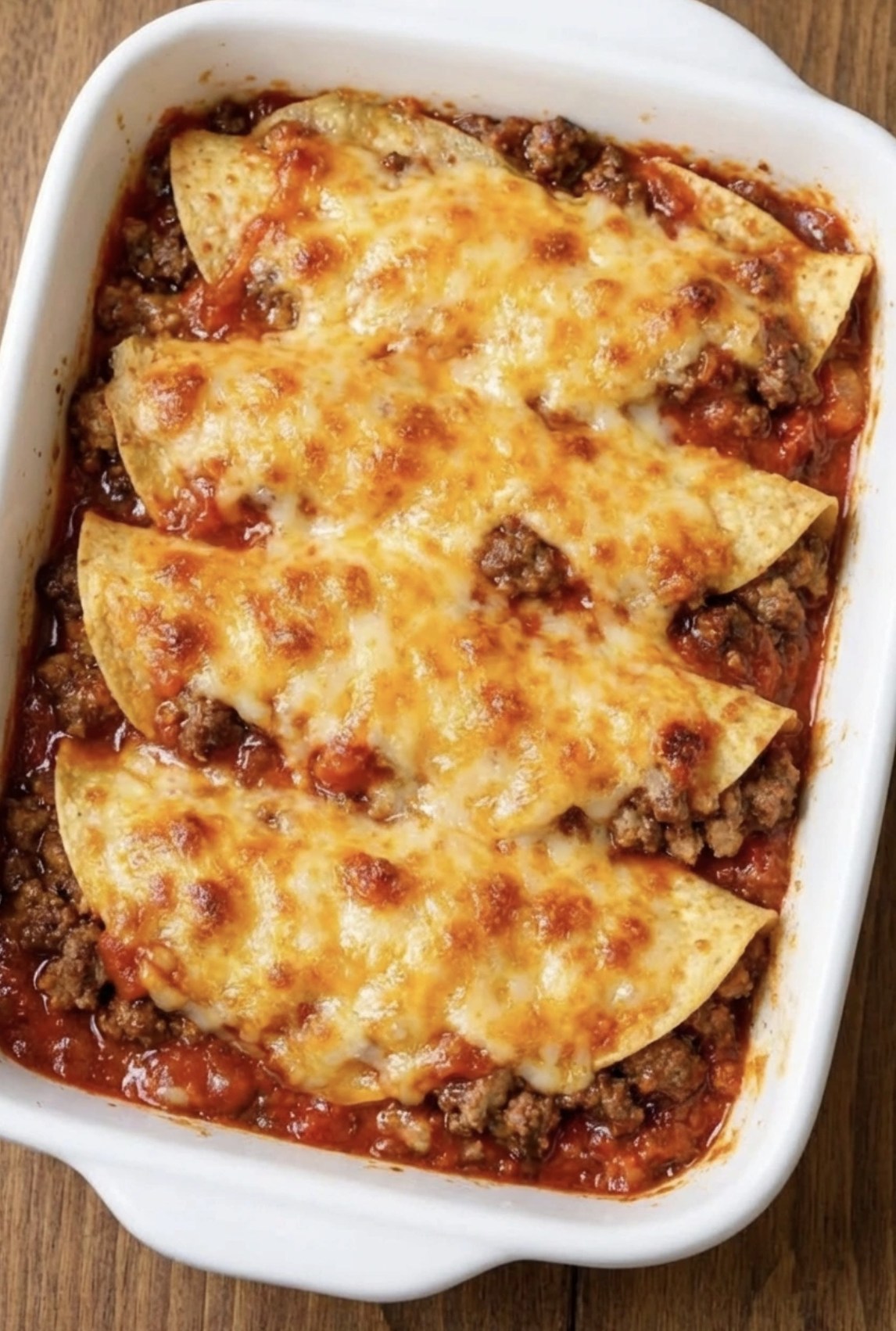 Beef Enchilada Casserole