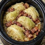 Slow Cooker Braised Cabbage and Bacon