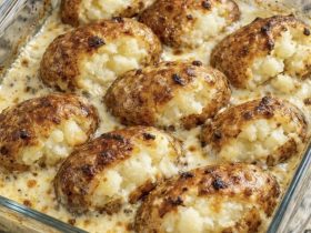 3 Ingredients Buttermilk Baked Potatoes