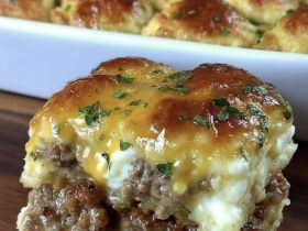 3-Ingredient Sausage & Cream Cheese Casserole