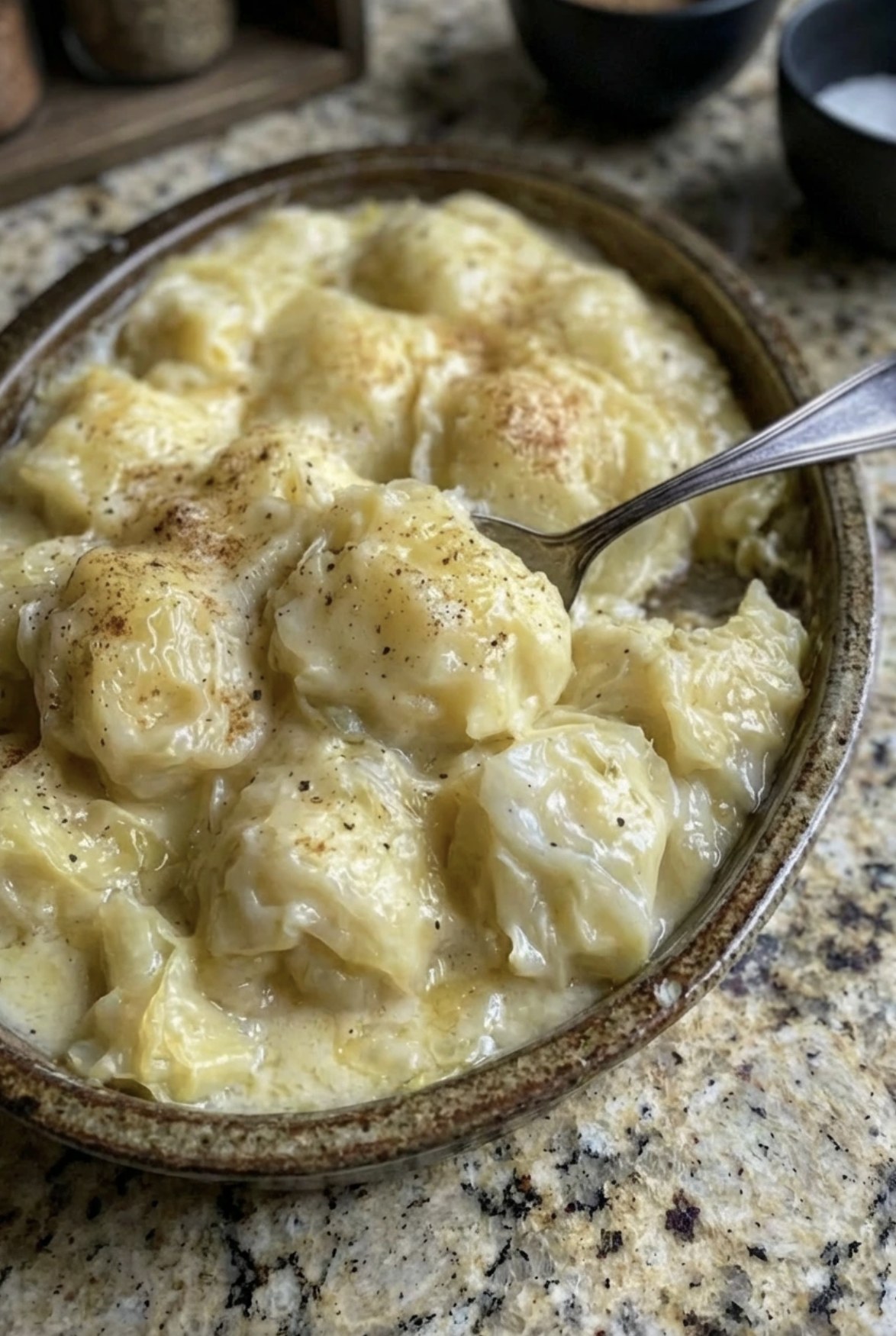 GERMAN CABBAGE AND DUMPLINGS