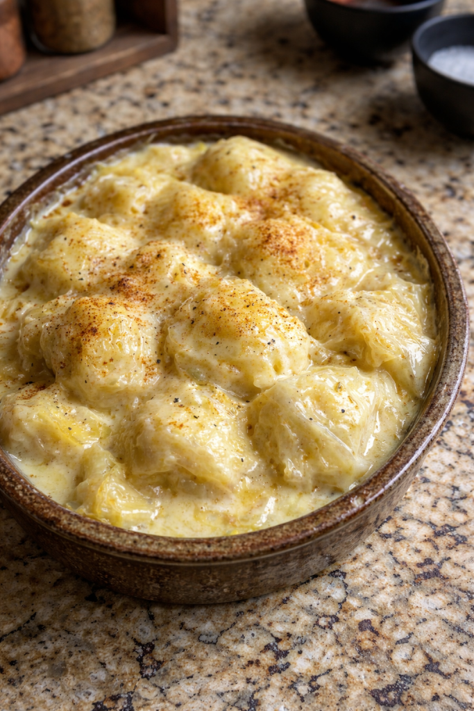GERMAN CABBAGE AND DUMPLINGS