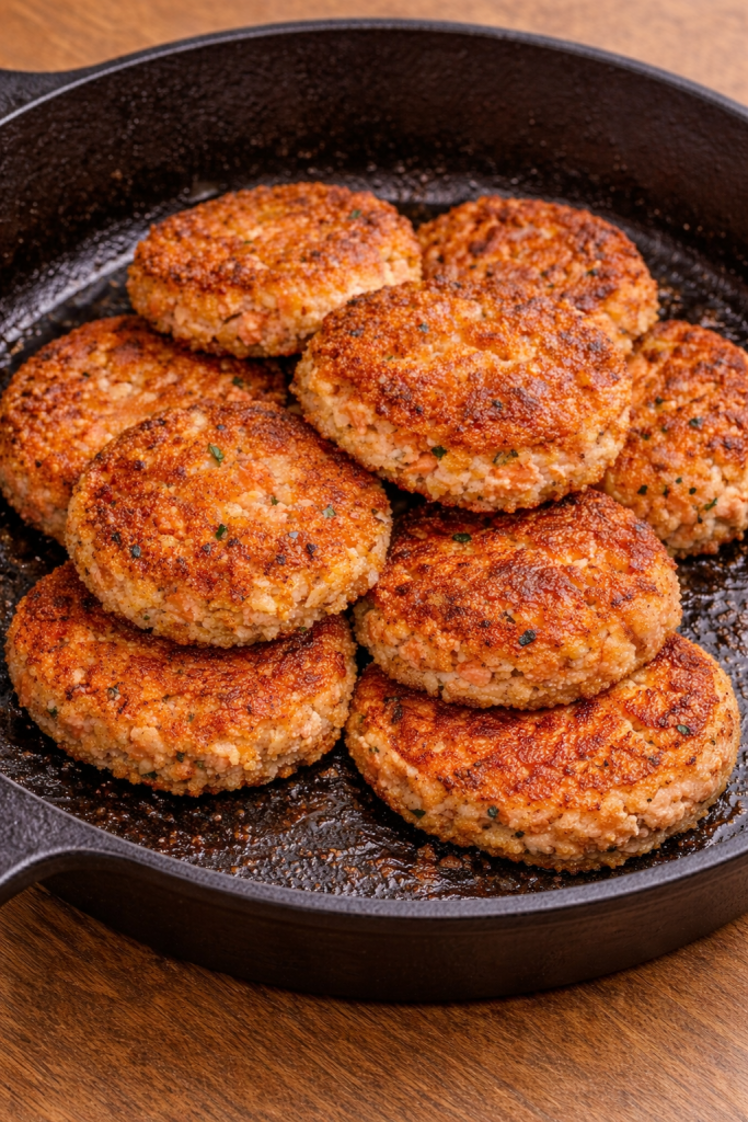Low Carb 3-Ingredient Salmon Patties