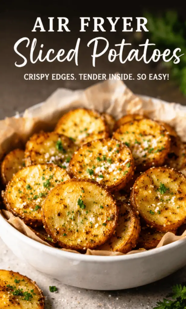 Air Fryer Sliced Potatoes