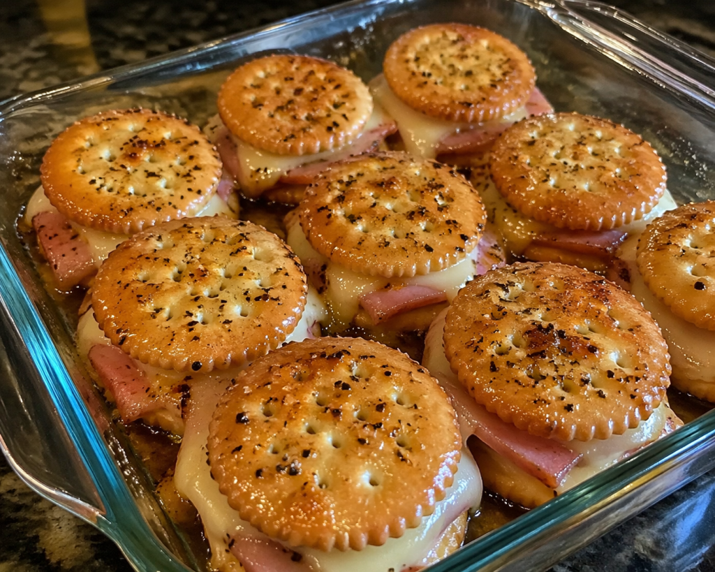Ritz Cracker Party Sandwiches
