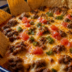 Hot Sausage Beer Cheese Dip