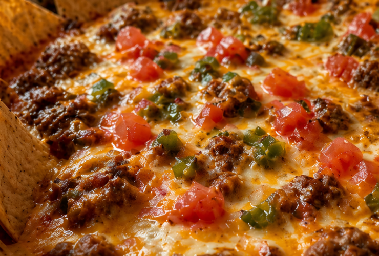 Hot Sausage Beer Cheese Dip