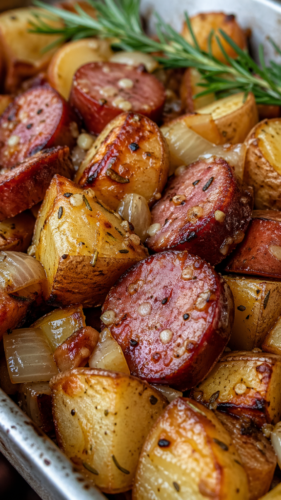 Oven-Roasted Sausage and Potatoes