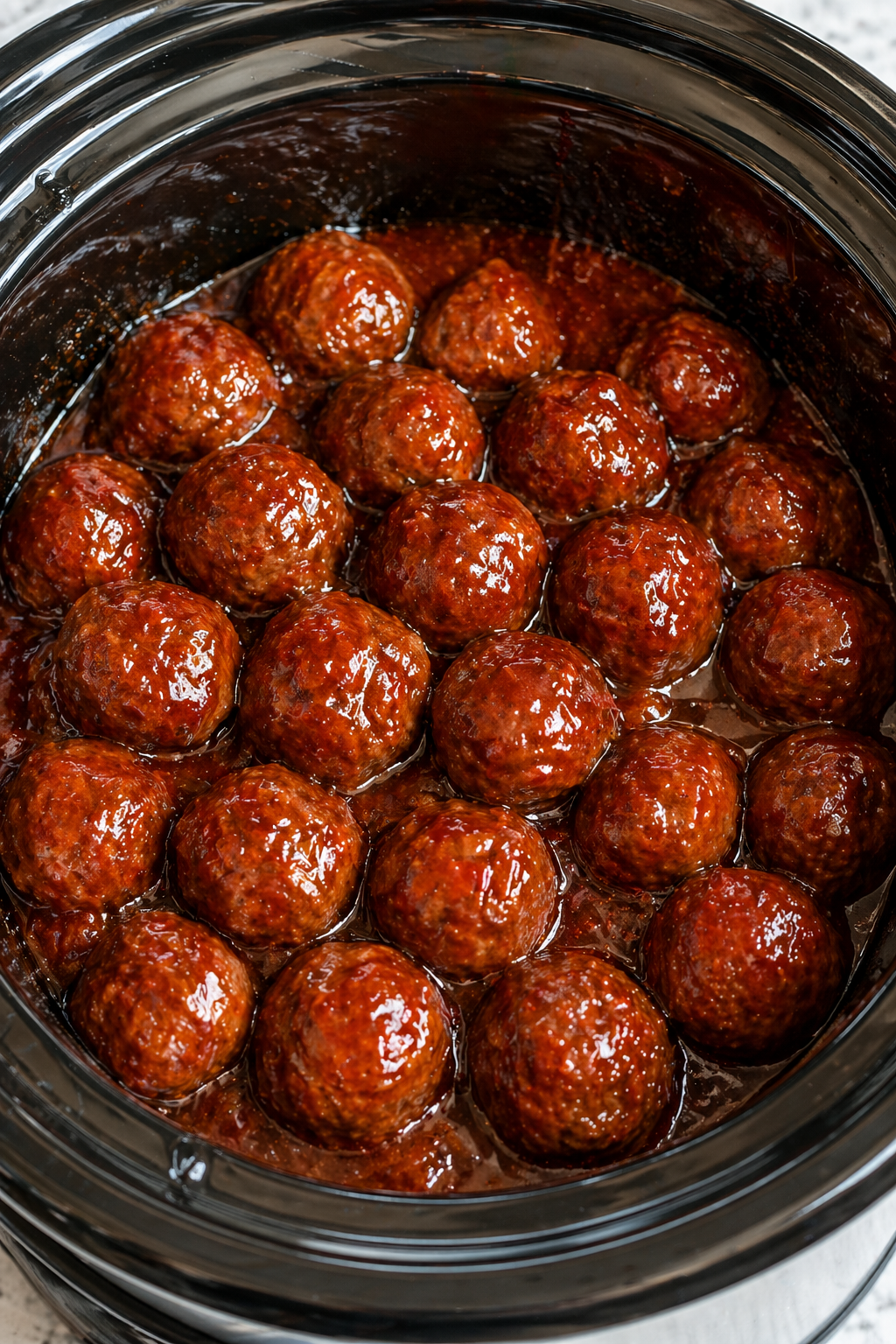 3-Ingredient Sweet & Spicy Crock Pot Meatballs