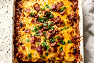 Amish Baked Bean Potato Casserole