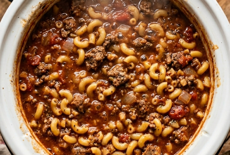 Slow Cooker 4-Ingredient Slumgullion