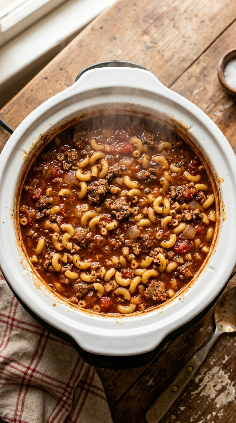 Slow Cooker 4-Ingredient Slumgullion