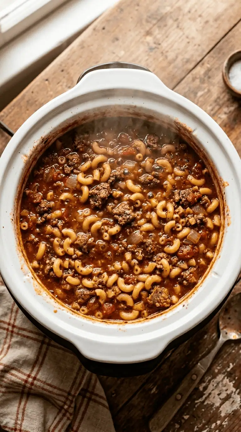 Slow Cooker 4-Ingredient Slumgullion