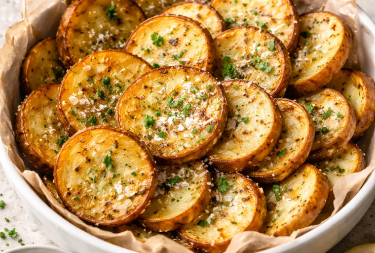 Air Fryer Sliced Potatoes