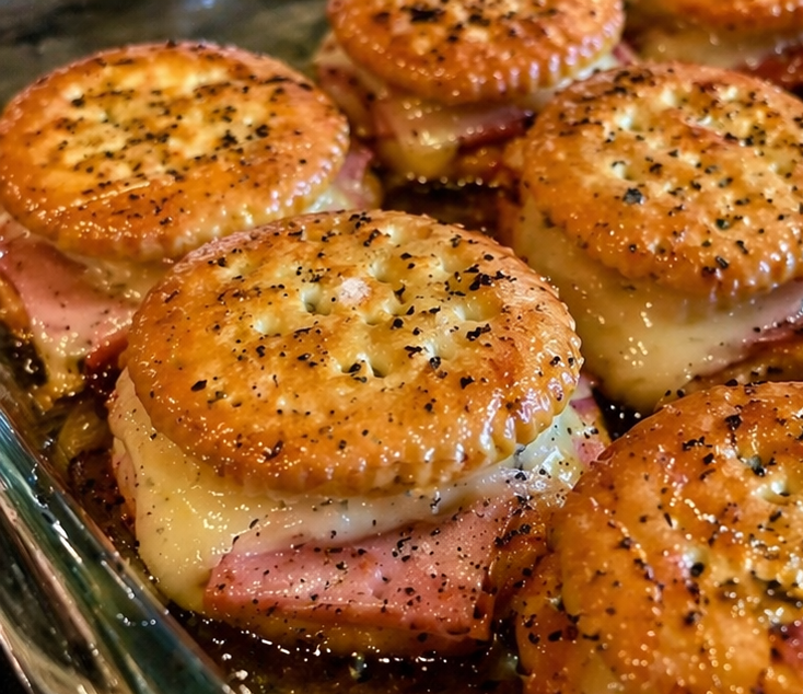 Ritz Cracker Party Sandwiches