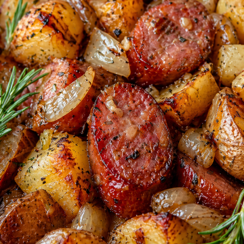 Oven-Roasted Sausage and Potatoes