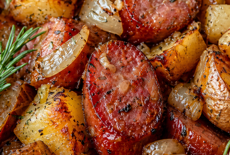 Oven-Roasted Sausage and Potatoes