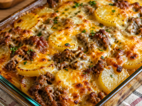 Cheesy Hamburger Casserole