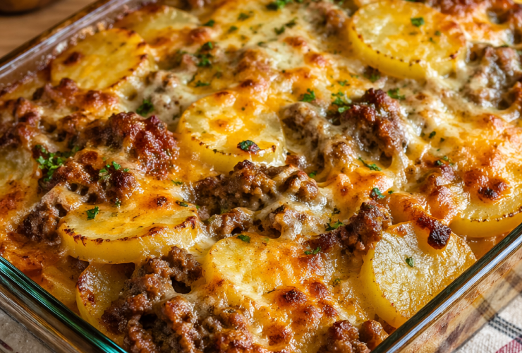 Cheesy Hamburger Casserole