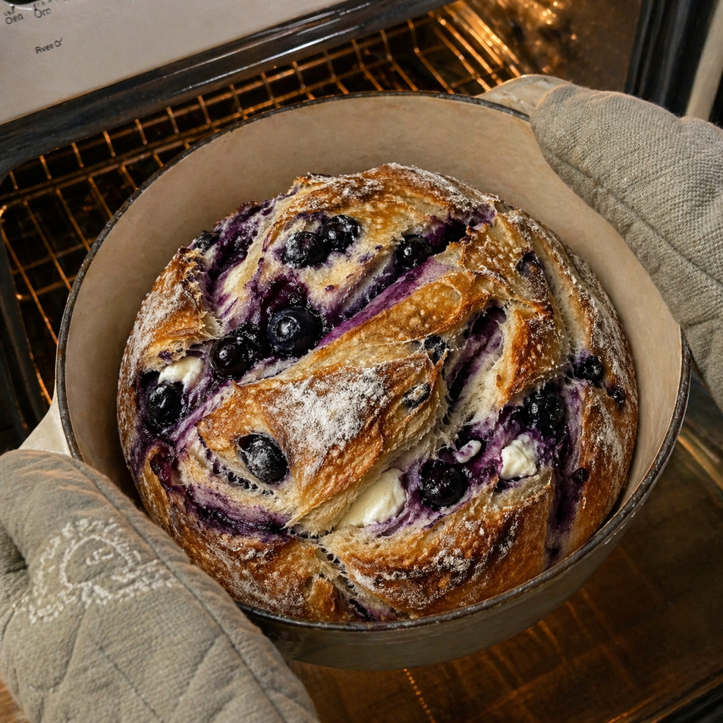Blueberry Cream Cheese Loaf