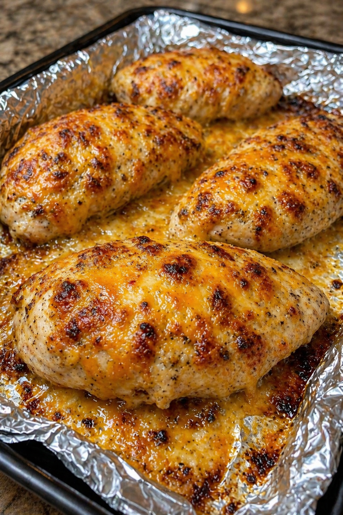 4-Ingredient Cheesy Ranch Chicken