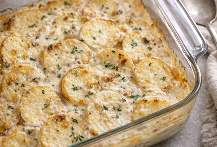 Crockpot Scalloped Potatoes