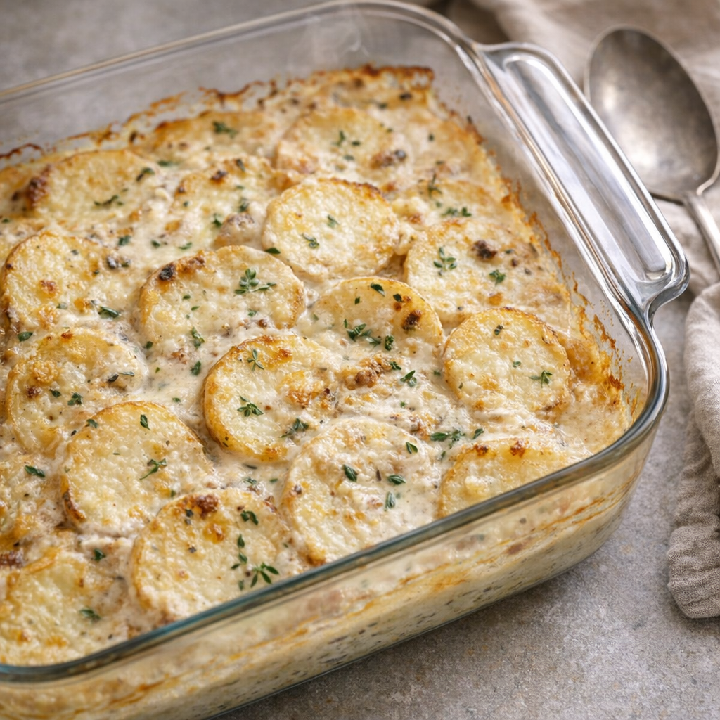 Crockpot Scalloped Potatoes