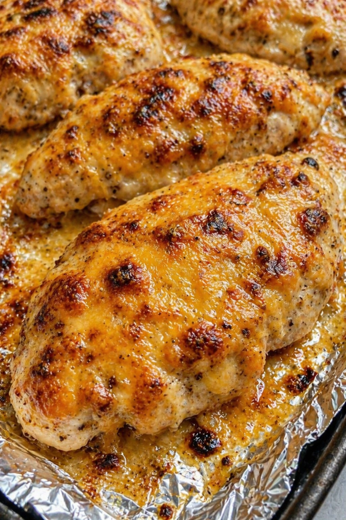 4-Ingredient Cheesy Ranch Chicken