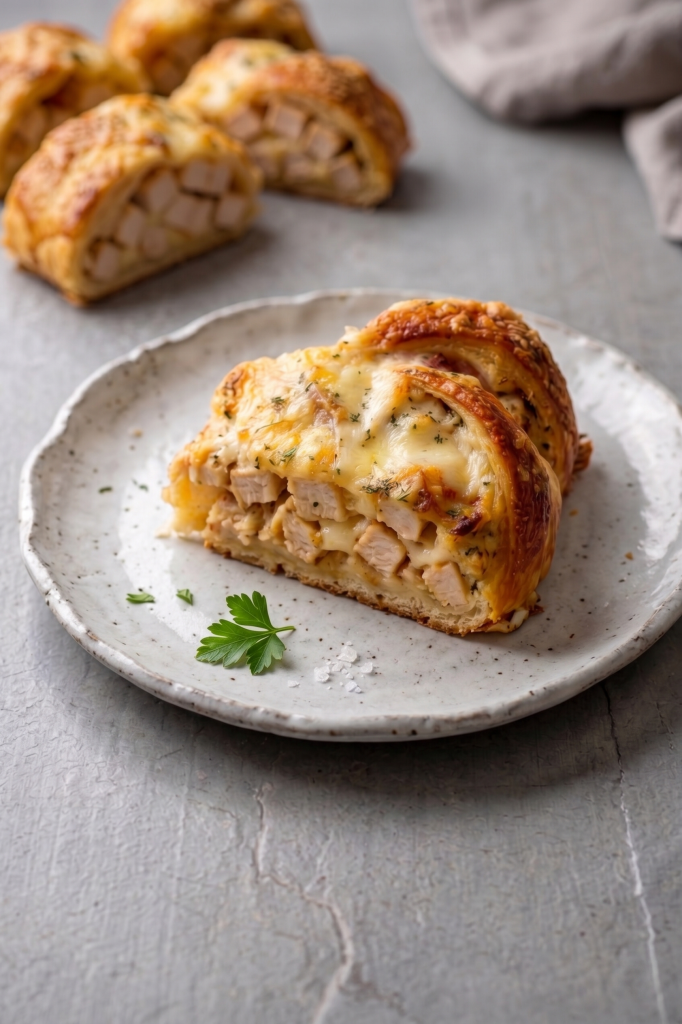Creamy Chicken & Swiss Crescent Ring