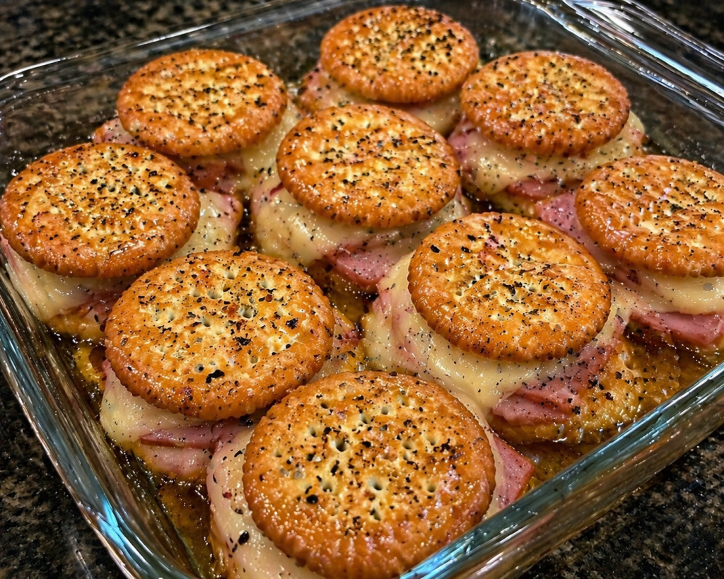 Ritz Cracker Party Sandwiches