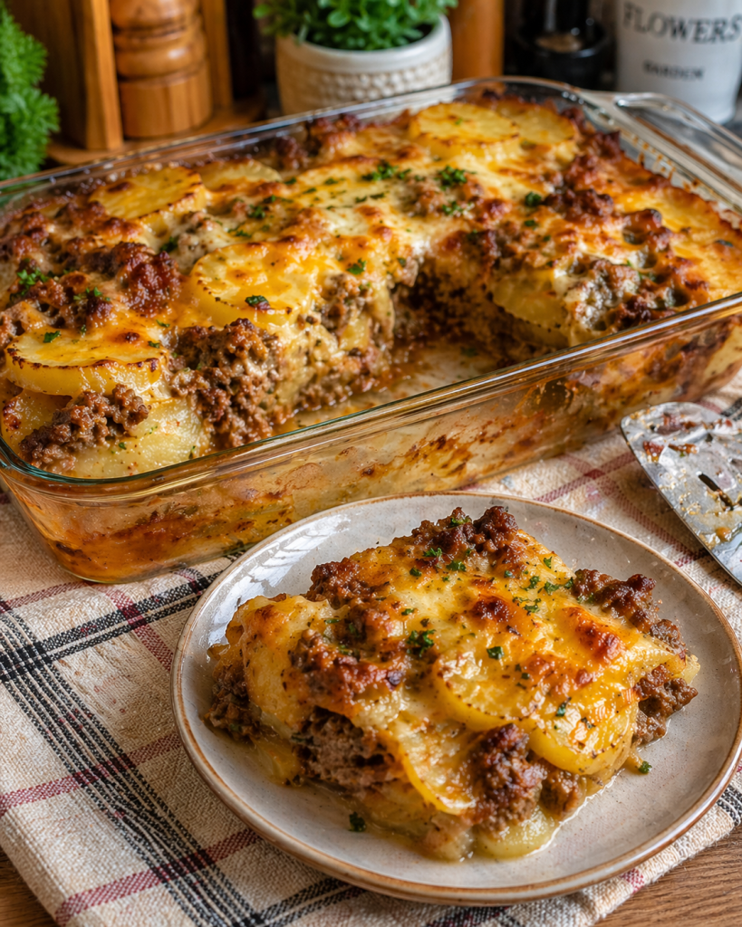 Cheesy Hamburger Casserole