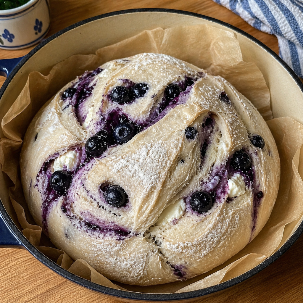 Blueberry Cream Cheese Loaf
