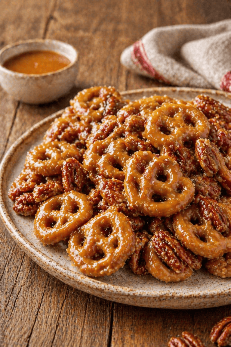 Butter Toffee Pretzels
