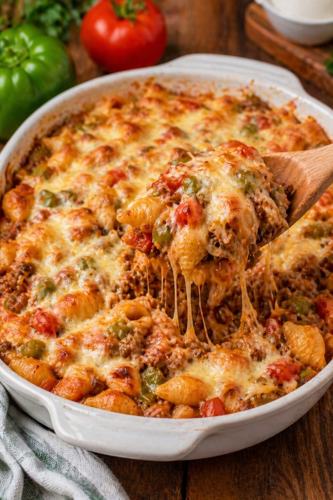 5-Ingredient Stuffed Pepper Pasta