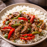 Crockpot Pepper Steak