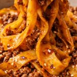 Mongolian Ground Beef Noodles