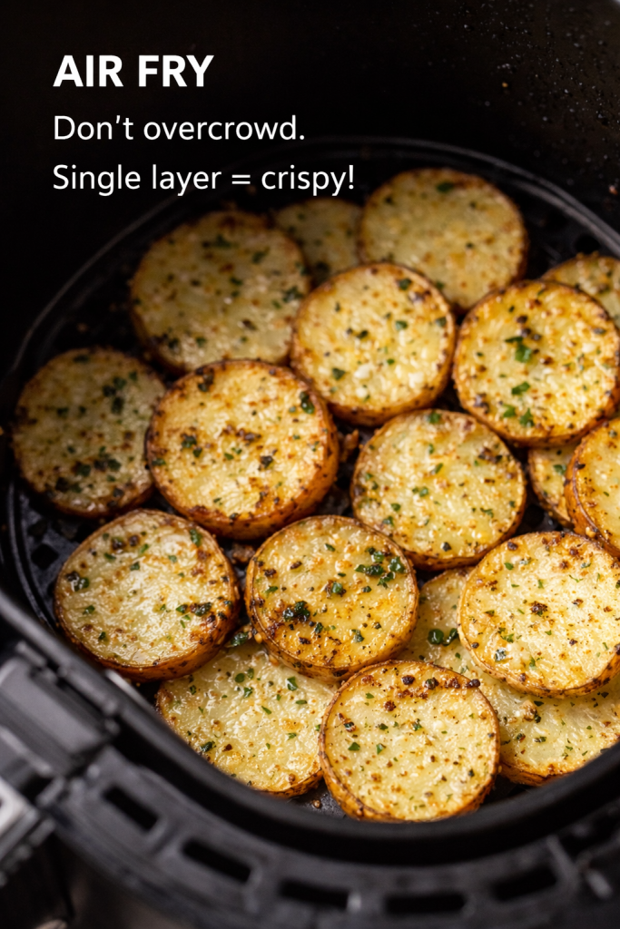 Air Fryer Sliced Potatoes