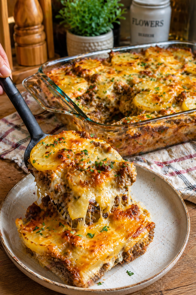 Cheesy Hamburger Casserole