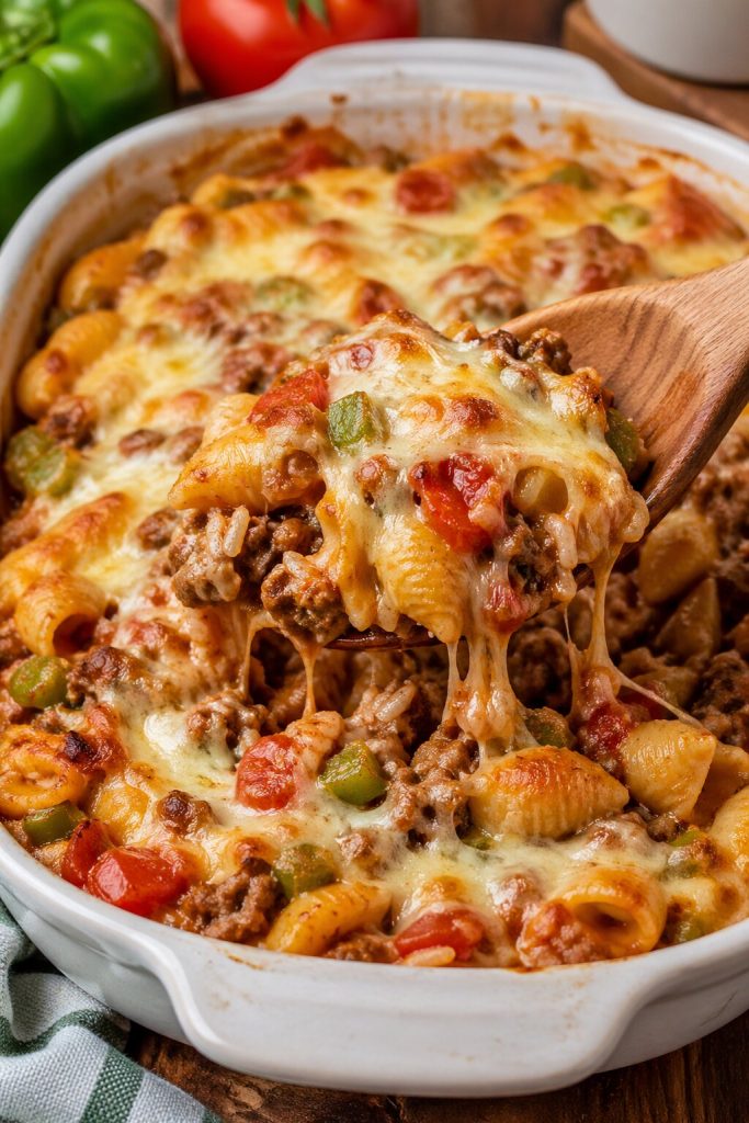 5-Ingredient Stuffed Pepper Pasta