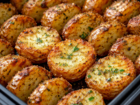 Air Fryer Sliced Potatoes